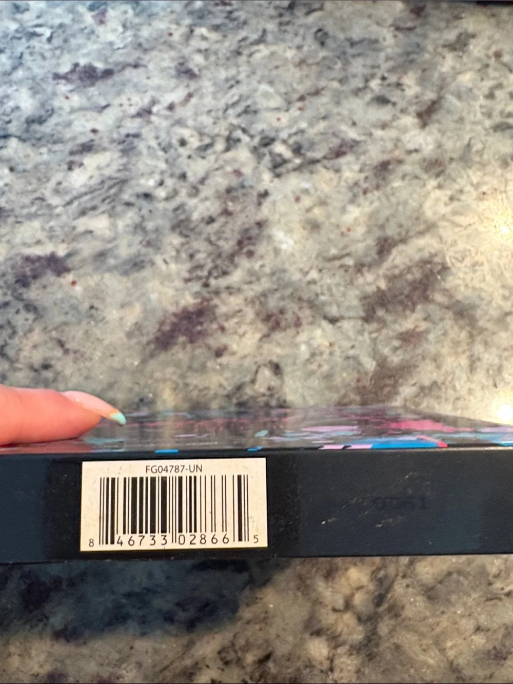 Tarte tartiest Pro Black Eyeshadow Palette with Pink, Teal & Purple Splatter